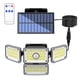 thumbnail image 4 of Lámpara solar IP65 impermeable sensor de movimiento luz exterior control remoto (dividido), 4 of 8