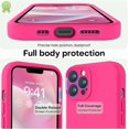 thumbnail image 4 of Silicona Premium, Protección de Cámara, a Prueba de Golpes. Rosa Intenso. para iPhone 13 Pro Max 6.7", 4 of 7