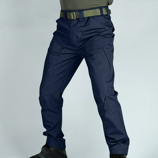 Mefallenssiah Full Length Pants Clearance Men'S Pants Multiple Pockets Cargo Trousers Work Wear Combat Cargo Pocket