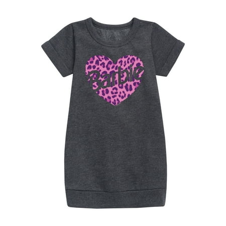 

Barbie - Leopard Heart - Classic Barbie - Toddler And Youth Girls Fleece Dress