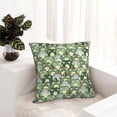 thumbnail image 6 of Honeii Cute Frog Print Throw Pillow, Square Decorative Pillow Forms Soft Fluffy Plump Pillow Decorative Pillow Inserts,Couch Pillows-12"x12", 6 of 7
