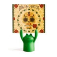 thumbnail image 1 of Calavera rosa el dia de los muertos Mexico Estante de notas, estante de ranas de animales de dibujos animados, 1 of 3