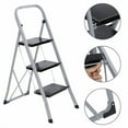 thumbnail image 5 of SONGMY 2 Steps Ladder, Folding Anti-Slip Safety Tread Step Ladder, 300Lb Load Capacity for Industrial Home Use, 5 of 10