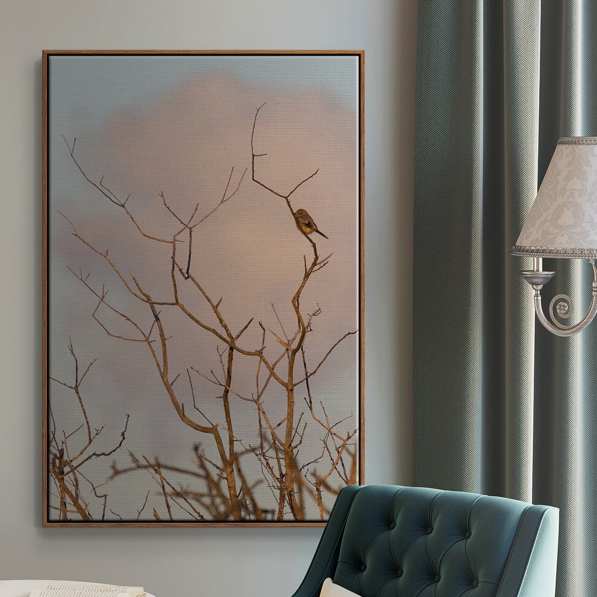 At Dawn Framed Premium Gallery Wrapped Canvas - Ready to Hang