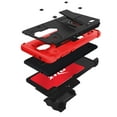 thumbnail image 3 of ZIZO BOLT Series Nokia 3.1 C Case Military Grade Drop Tested with Full Glass Screen Protector Holster and Kickstand Black Red, 3 of 6