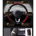 thumbnail image 6 of Catlerio Universal Leather Car Steering Wheel Cover 38CM Car-styling Sport Auto Steering Wheel Covers Anti-Slip Automotive Accessories, 6 of 7