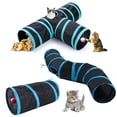 thumbnail image 2 of Túnel para gatos en forma de S, canal para mascotas, pista para gatos, taladro y rueda, canal pequeño para gatos, juguete para gatos, 2 of 5