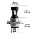 thumbnail image 3 of jiaping 2pcs High Power H4 18SMD LED Fog Driving Light Bulbs 6000K Service, 3 of 8