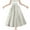 White, variant on Sngxgn Women's Long Summer Fall Skirt Elegant High Waist Party Flared A-Line Midi Skirts(White,One Size)