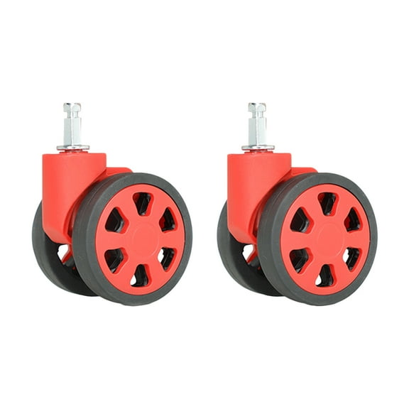 COOLHOOD Replacement Wheels Quiet Wheels Versatile Wheels 1 Pair for Luggage Smooth Rolling &