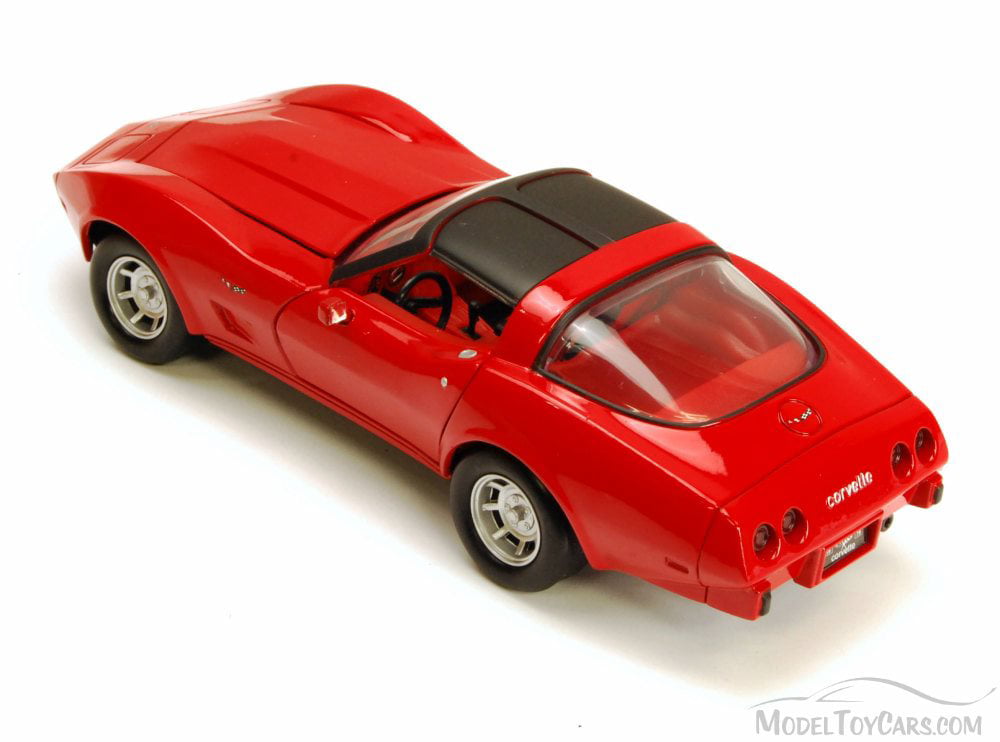 PREORDER 1979 Chevy Corvette Stingray Die-cast Car 1:24 Motormax 8 inch Red