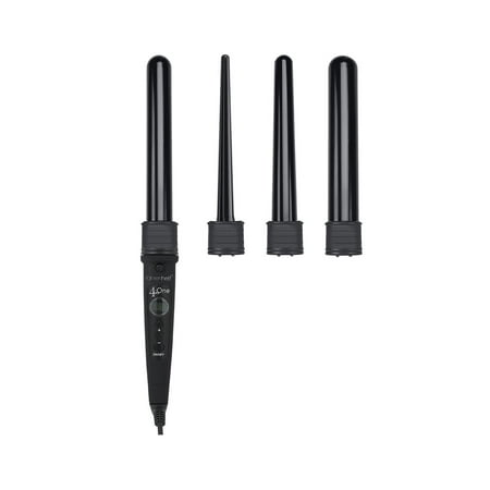 Fahrenheit 4in1 Interchangeable Ceramic Curling Iron (Best Curling Iron For Black Hair)