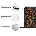 thumbnail image 4 of Honeii Sunflower Rooster Pattern Oven Mitts and Pot Holders, Silicone Oven Gloves,500 F Heat Resistant Oven Mitts Sets, 4PCS, 4 of 6