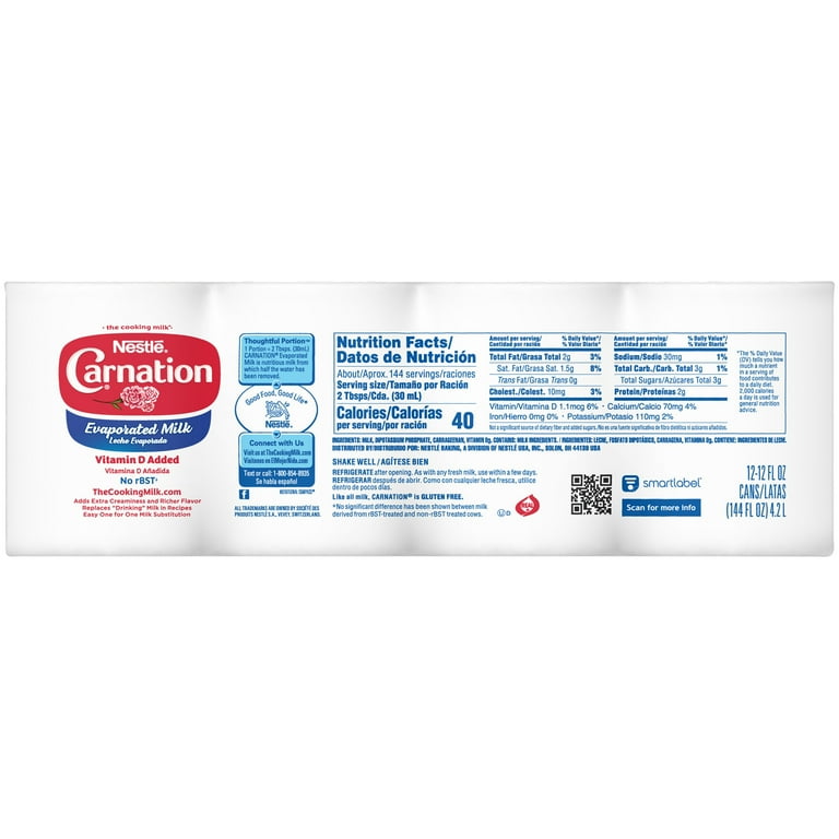 Carnation Evaporated Milk 12 Oz