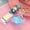 Light Blue, variant on Girl Acrylic Keychain with Metal Accents Cute Purse Pendant Trendy Fashion Accessory for Women and Men Includes