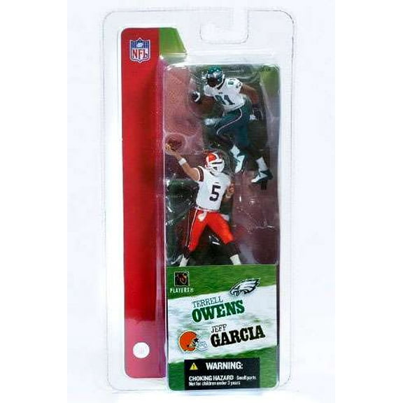McFarlane NFL Sports Picks 3 Inch Mini Series 2 Jeff Garcia & Terrell Owens Mini Figure 2-Pack 2-Pack