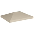 thumbnail image 2 of Funda superior para gazebo VidaXL, poliéster resistente al agua, color beige, 4 x 3 m, 2 of 7