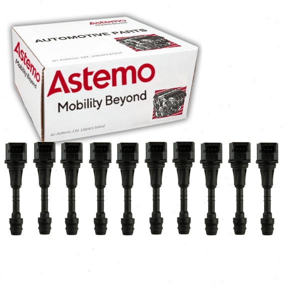 10 pc Hitachi IGC0001 Ignition Coils for 22448-ZE00A 22448-ZE00C C1672 E1051 Spark Plug Wire Boot Fits select: 2017 NISSAN ARMADA PLATINUM, 2006-2008 NISSAN TITAN XE/SE/LE