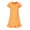 AT20-Orange, variant on Inglocry Girls Summer Short Sleeve Dress A Line Swing Basic Skater Twirl Party Dresses 5-14 Years Dark Blue 13-14Y