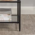 thumbnail image 2 of Hillsdale Harlan 3-Tier Tempered Glass and Metal End Table in Black, 2 of 5