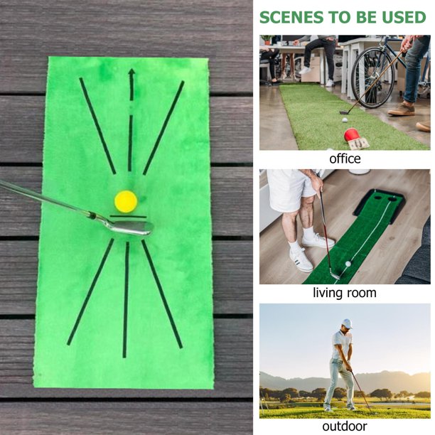 Estera De Bateo De Golf Tapete de entrenamiento de golf para detección de swing, tapete de bateo para exteriores/interiores