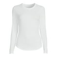 thumbnail image 5 of No Boundaries Juniors' Crew Ribbed Long Sleeve Tee, 5 of 5