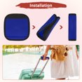 thumbnail image 5 of Uxcell Luggage Handle Wrap [4PCS] - Neoprene Luggage Identifiers for Suitcases & Travel Accessories Blue, 5 of 6
