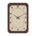 thumbnail image 2 of Reloj de pared creativo y silencioso de madera para apartamento, comedor y oficina. Estilo A, 2 of 9
