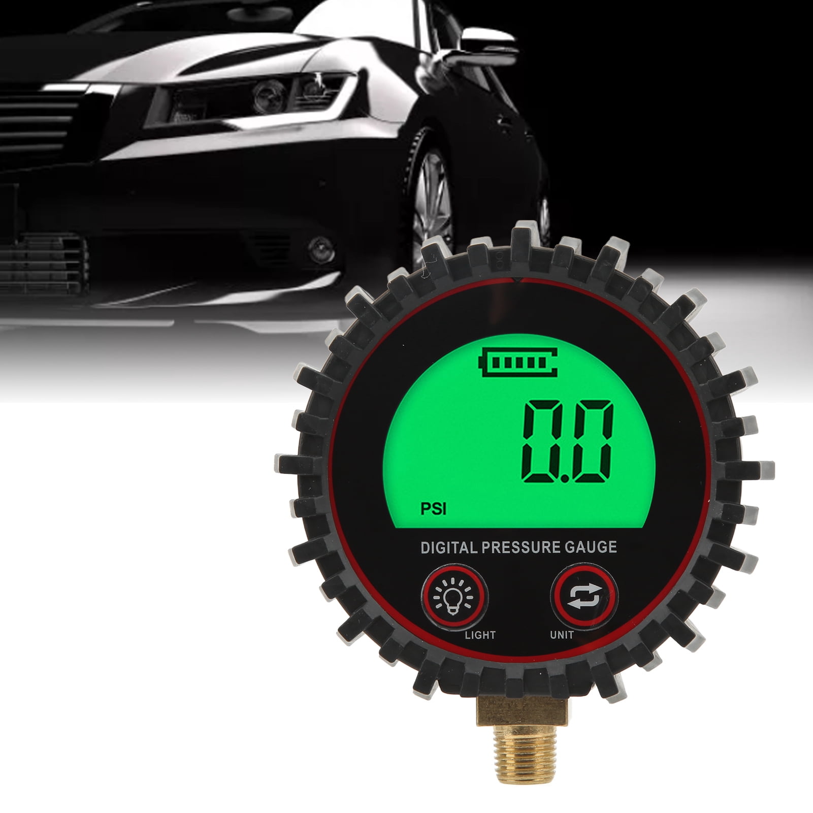 Tire Inflator Digital Pressure Gauge Tire Digital Barometer Vehicle