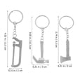 thumbnail image 4 of FUEENIRVA 3-Piece Vintage Hanging Bag Keychain Charms for Women, Stylish Accessories Perfect for Giving, 4 of 8