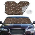 thumbnail image 2 of Fotbe Dachshund Dog Puppy Car Windshield Sunshade | Sun Visor Protector Front Window Shade, Keeps Out UV Rays, Keeps Your Vehicle Cool-, 2 of 7
