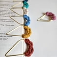 thumbnail image 3 of Macrame Minimalist Bookmark Charm, Handmade Book Accessory, Boho Gifts for Booklovers  Readers, Cute and Colorful Bookmarks / Stationery, 3 of 11
