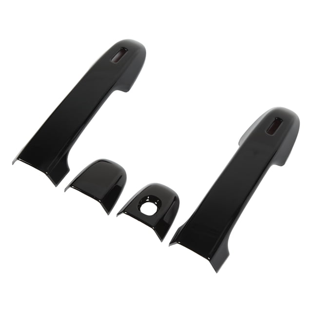Oubit Décoration de Poignée de Porte 4pcs / Set Poignée de Porte Extérieure Poignée Extérieure Garnitures Poignée de Porte Couvercle de Serrure Robuste et Résistant