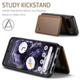 thumbnail image 5 of Feishell for Google Pixel 8a Case with Card Holder, Wallet Case for Women Men with RFID Blocking, Durable PU Leather Kickstand Magnetic Clasp Shockproof Phone Case,Brown, 5 of 9