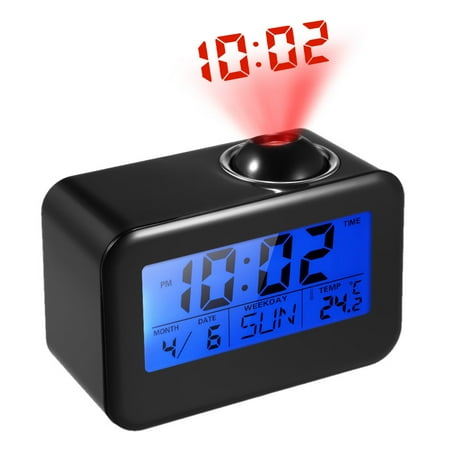 Digital Led Backlight Sound Controlled Alarm Clock Calendar
