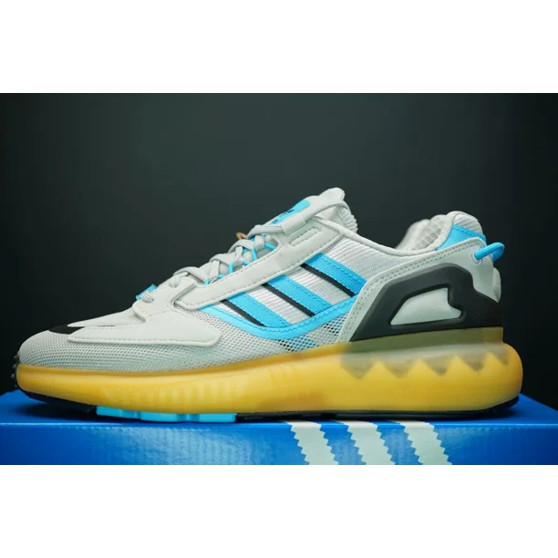 Ad-id-as ZX 5K Boost Shoes GW3039 Grey Sky Rush Various Sizes New OG DS Sneakers