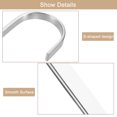 thumbnail image 4 of Unique Bargains 16Pcs 4.1 Inch Flat S Hooks Hanging Hook for Home Kitchen Storage, 7mm Silver, 4 of 6