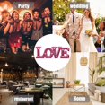 thumbnail image 4 of Night Light Letter Shape PVC Light Waterproof Decoration Hanging LED Lamp for Party Pub  Pink, 4 of 9