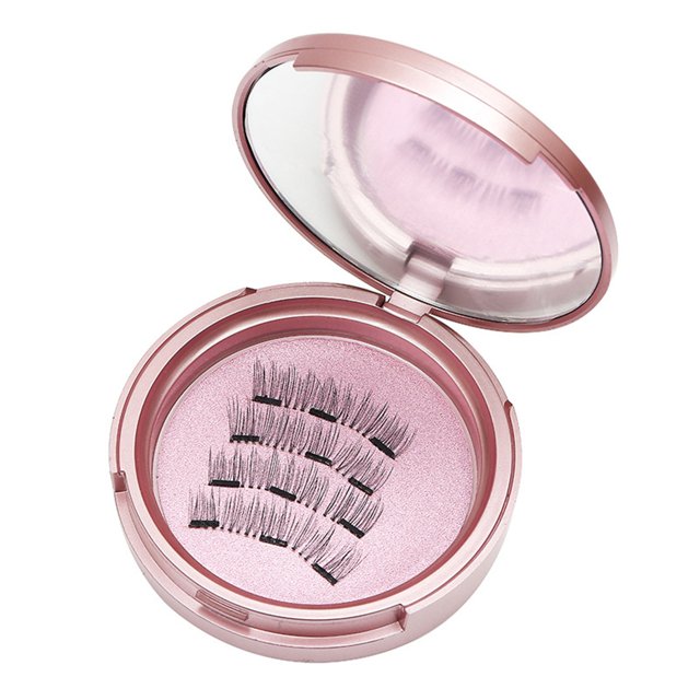 Promotion!Maojin Pestañas 4 Piezas Pestañas Reutilizables Sin Kit De Extensión De Pestañas Pestañas Aspecto Natural Sin Pegamento Pestañas