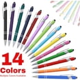 thumbnail image 3 of Yunuuuoa Custom Engraved Pens Personalized Name Pens with Birth Month Flowers, Metal Pen with Stylus for Writing & Touchscreen, Mother's Day Gifts for Women Her, Gift for Mom Wife Friend Employee, 3 of 7