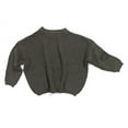 thumbnail image 5 of Styles I Love Unisex Baby Toddler Boys Girls Knitted Crewneck Long Sleeve Solid Pullover Sweater Autumn Winter Cozy Top (Olive, 6 Months), 5 of 6