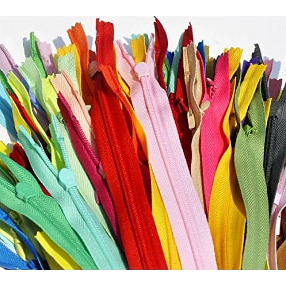 Zipperstop Wholesale Ykkâ® Ykk Conceal ~ Invisible Assortment Of Colors 12" (25 Zippers/Pack)