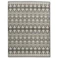 thumbnail image 1 of Quick Dry Pebble White Tribal Indoor Outdoor Rug, 1 of 5