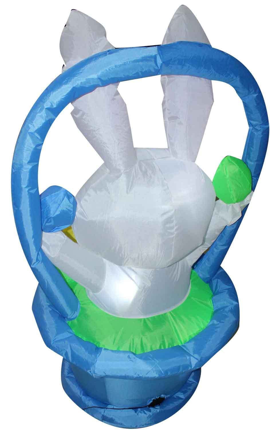 Impact Canopy Perlite Easter Bunny Inflatable Yard Decoration