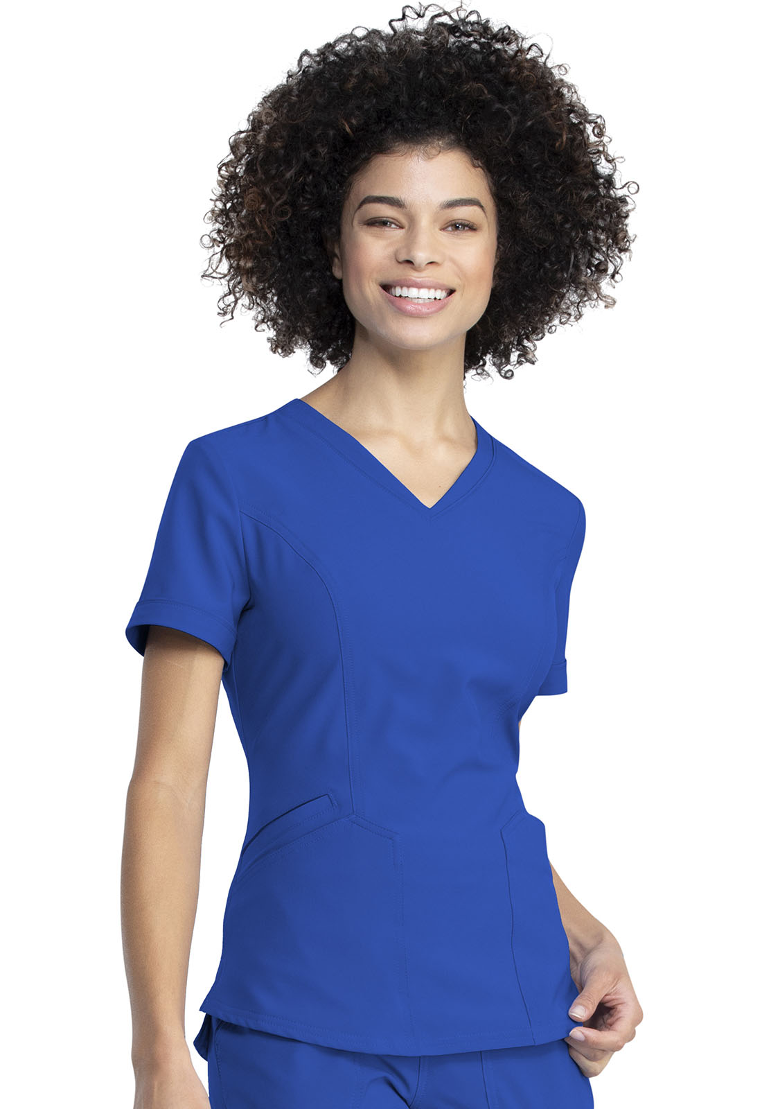 Dickies Dickies Retro Scrubs Top for Women VNeck DK790, M, Royal
