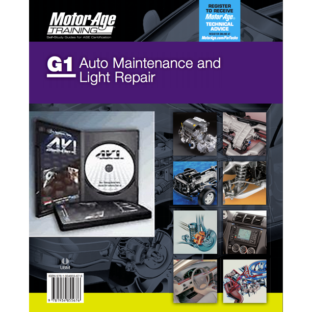 G1 Ase Study Guide Auto Maintenance And Light Repair Study Poster