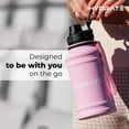 thumbnail image 4 of HYDRATE Stainless Steel 74 Oz Water Bottle - Soft Pink - BPA-free Metal Gym Water Bottle - Convenient Nylon Carrying Strap and Leak-Proof Screw Cap - Various Color Options, 4 of 5