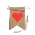 thumbnail image 3 of LOVE Linen Love Flag Pulling Decoration On Valentine's Day, 3 of 9