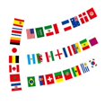 thumbnail image 4 of World Flag International Banner Country Flags Bunting Multi-Colored Decoration 2Sets, 4 of 5