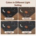 thumbnail image 7 of Design&I 5'x7' Washable Area Rug Black Orange Halloween Themed Decorative Design Featuring Ghosts, Pumpkins, Bats, for Guest Room, Lounge, Apartment, Flatweave & Daily Traffic Ready, 7 of 7